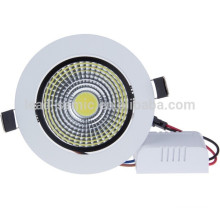 New arrival Manufacturer supplier aluminum round dimmable 120degree 4W,6W,9W,12W,15w cob recessed led downlight with CE&RoHS